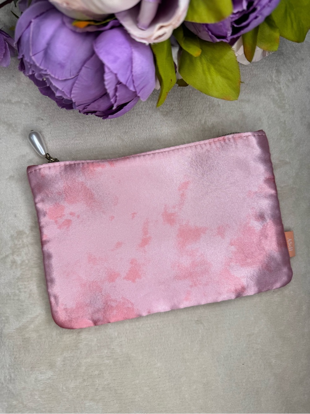 3 for $16 - NEW Ipsy Pink Satin Cosmetic Bag